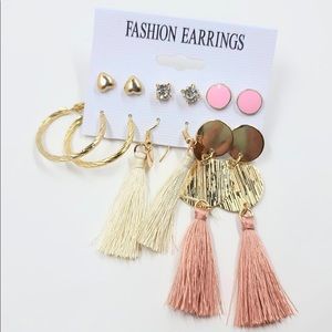 6 earrings set